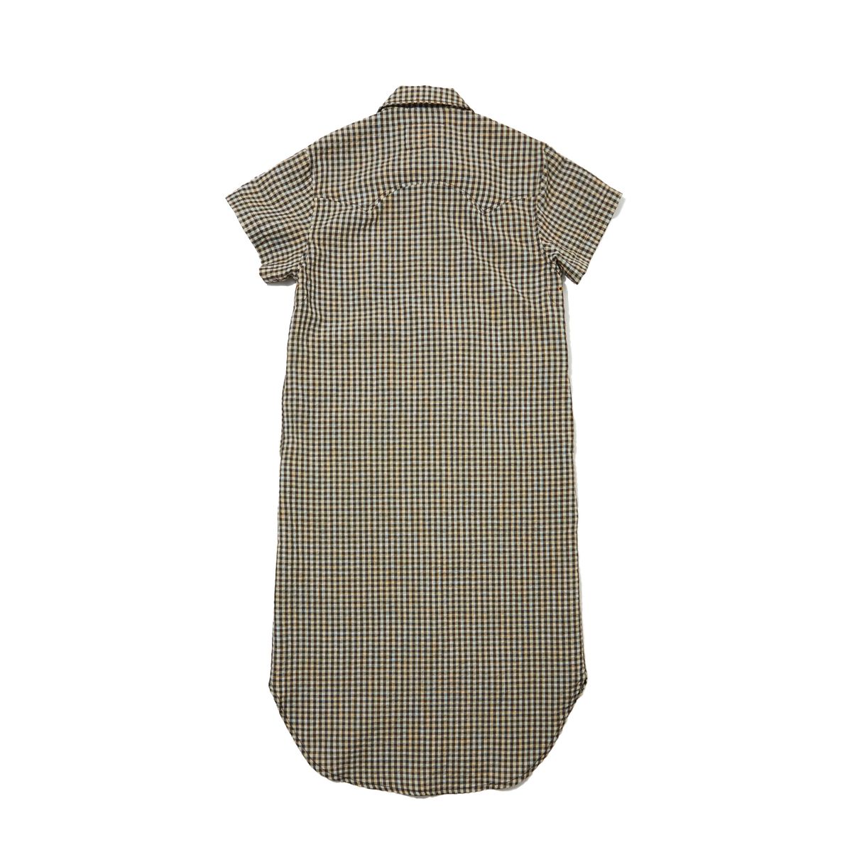 펜필드(PENFIELD) 웨스턴 라인 체크 셔츠 드레스 다크브라운_FR2WS96F