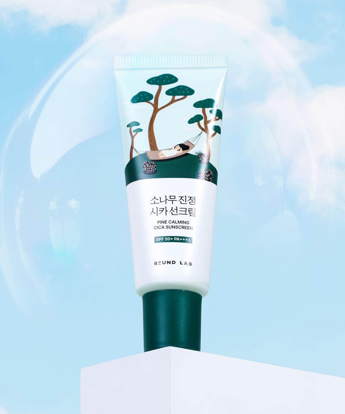 라운드랩(ROUNDLAB) 소나무 진정 시카 선크림 40ml(+소나무 마스크 1매 증정)