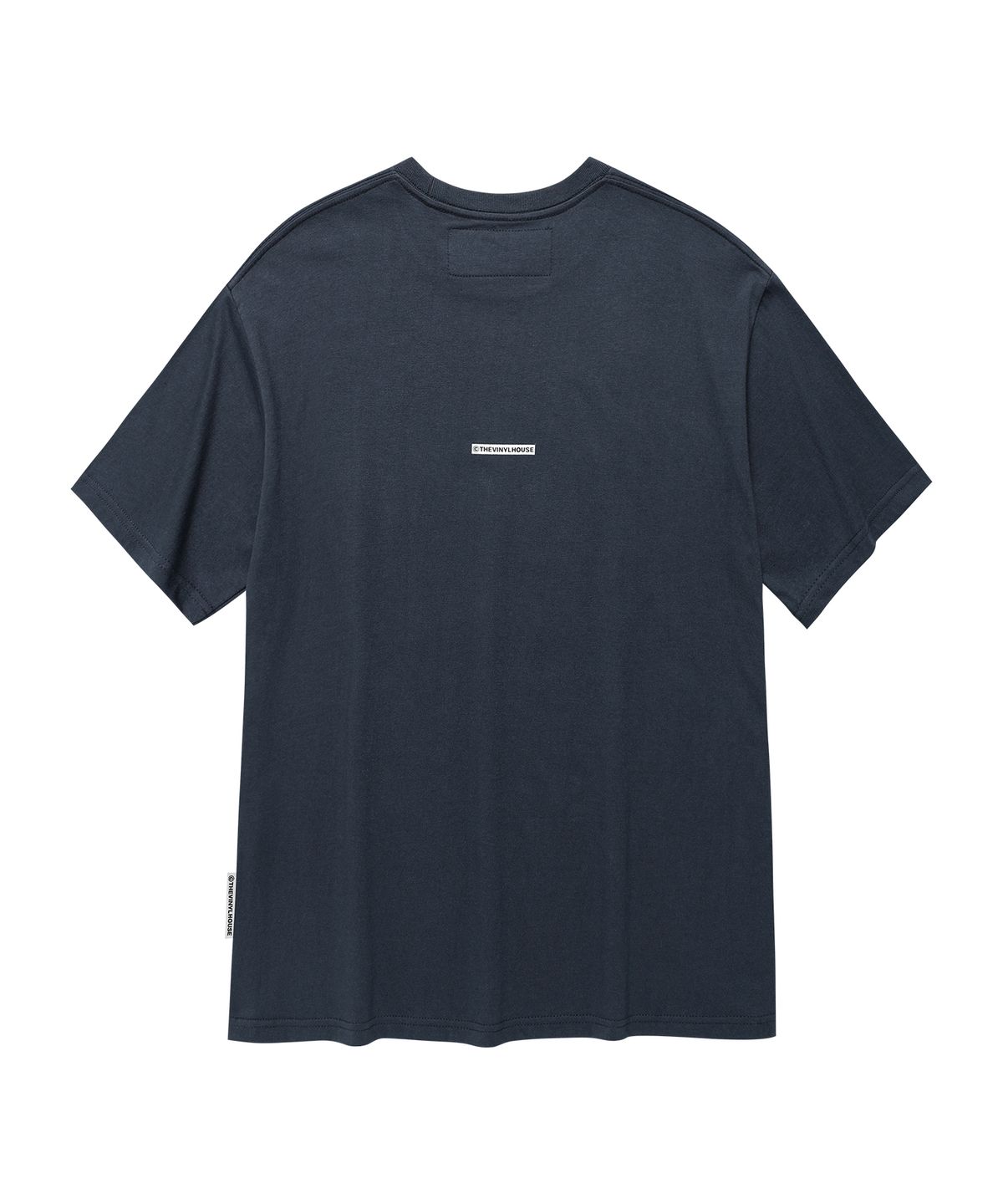 더바이닐하우스(THEVINYLHOUSE) PAPER CIGARETTE TEE NAVY