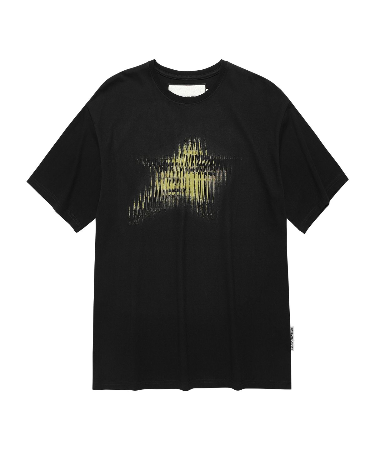 더바이닐하우스(THEVINYLHOUSE) BLUR STAR TEE BLACK