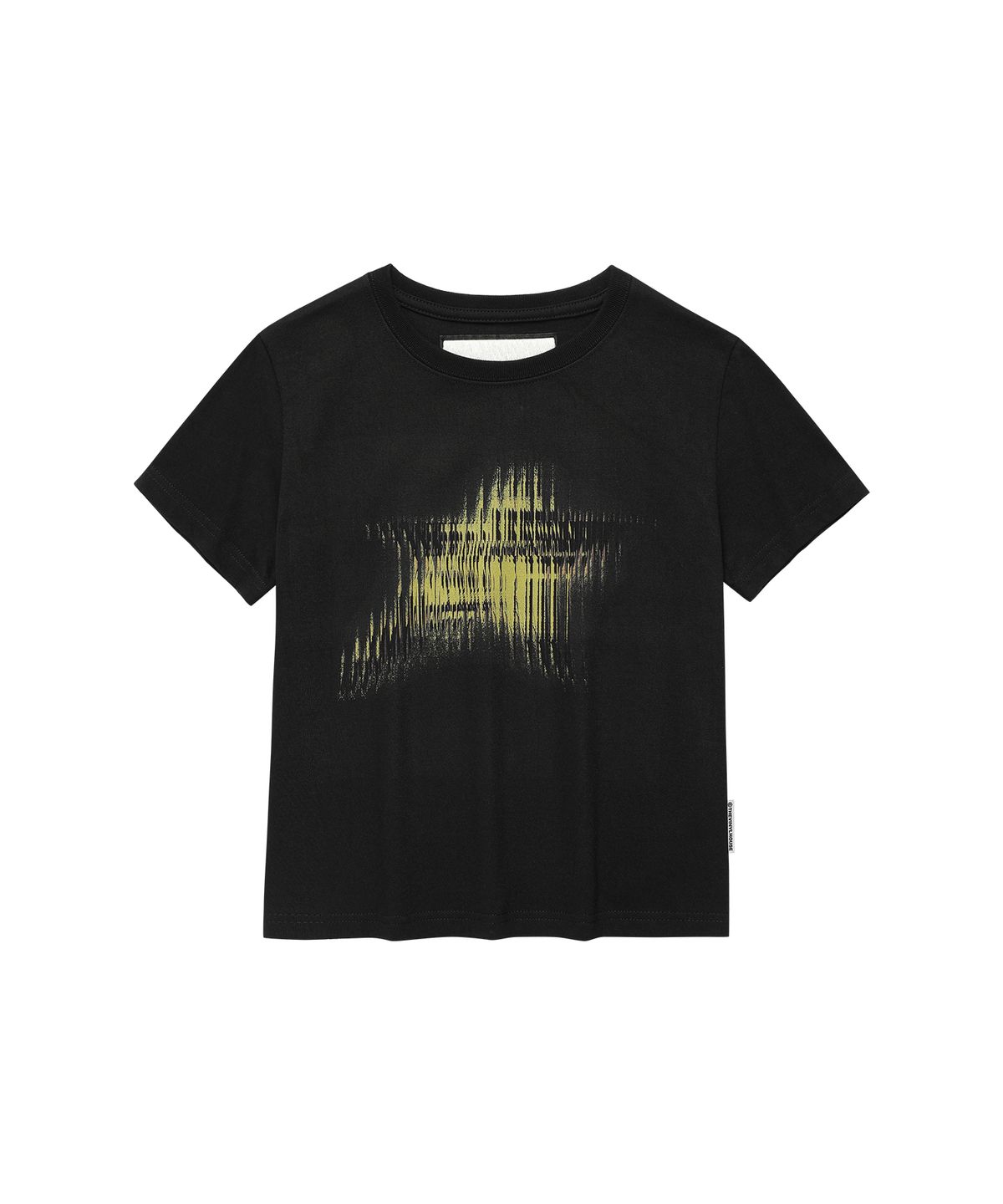 더바이닐하우스(THEVINYLHOUSE) BLUR STAR TEE BLACK