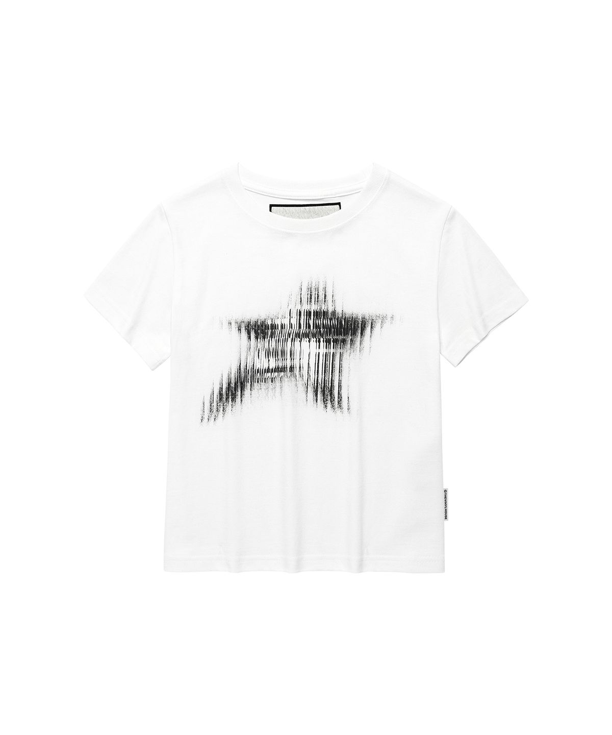 더바이닐하우스(THEVINYLHOUSE) BLUR STAR TEE WHITE