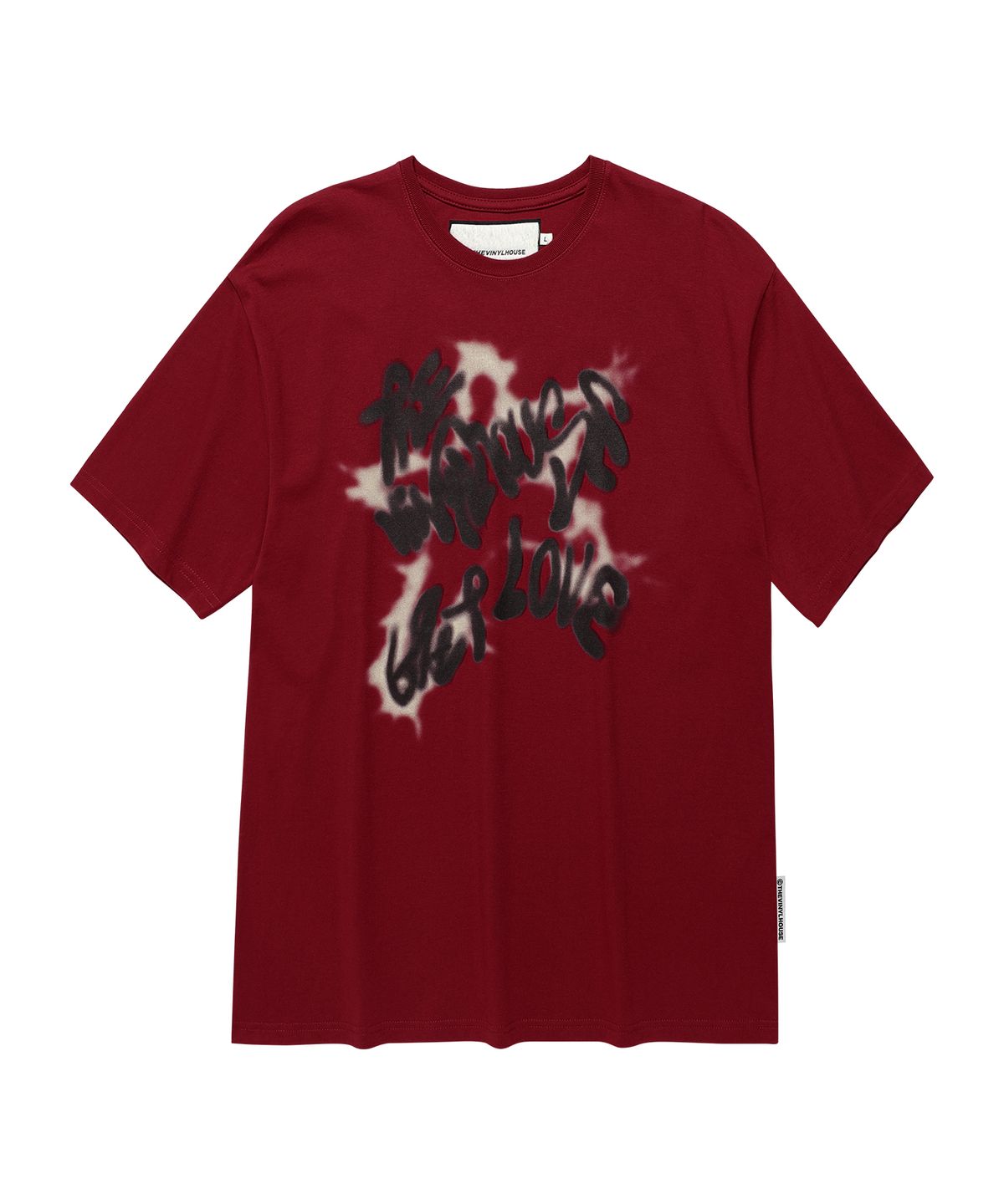 더바이닐하우스(THEVINYLHOUSE) SPRAY STAR TEE RED