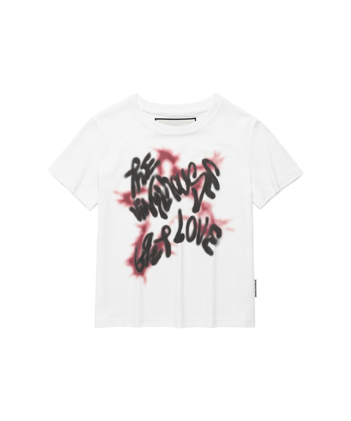 더바이닐하우스(THEVINYLHOUSE) SPRAY STAR TEE WHITE