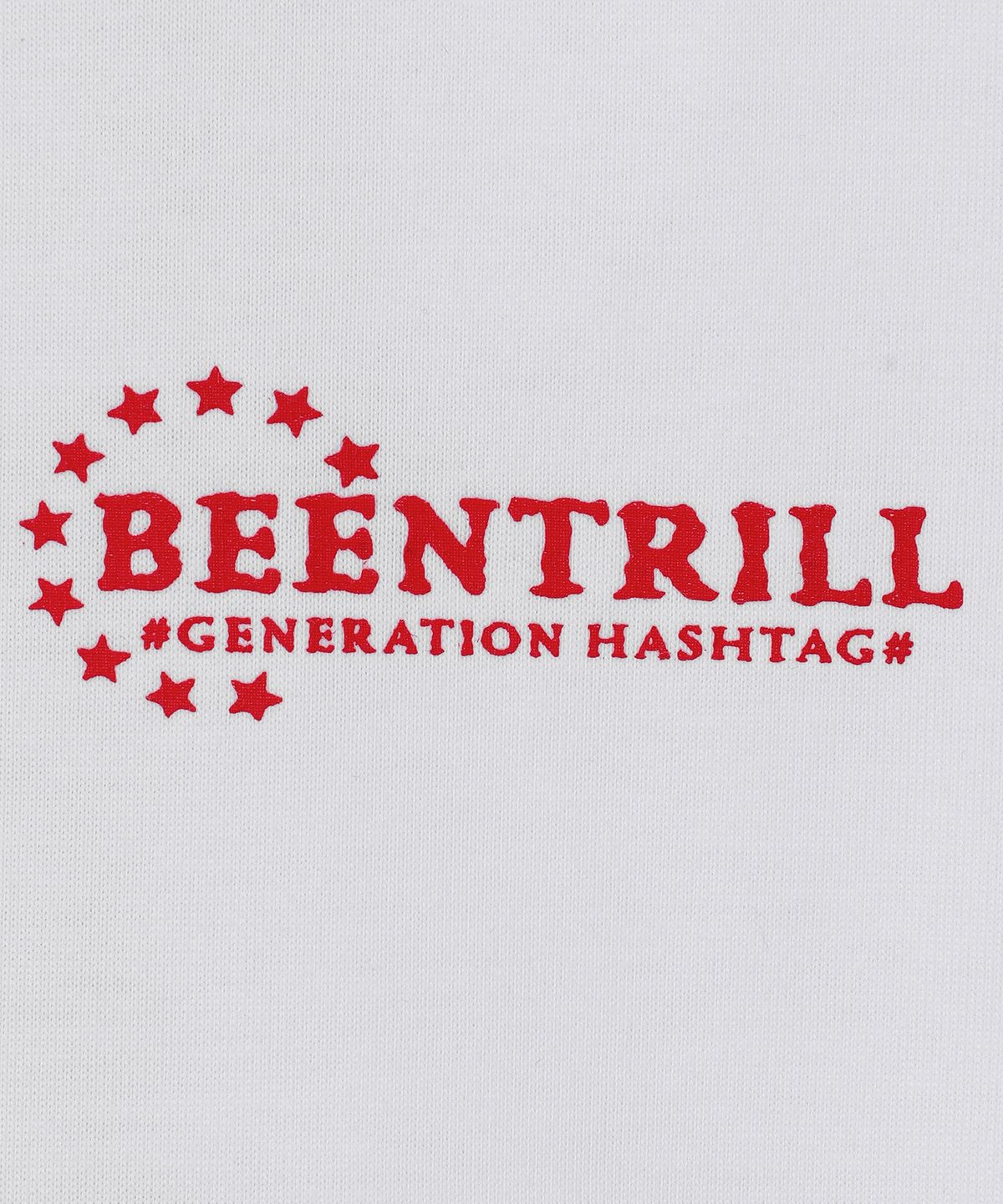 빈트릴(BEENTRILL) 스타 서클 로고 티셔츠(레드)