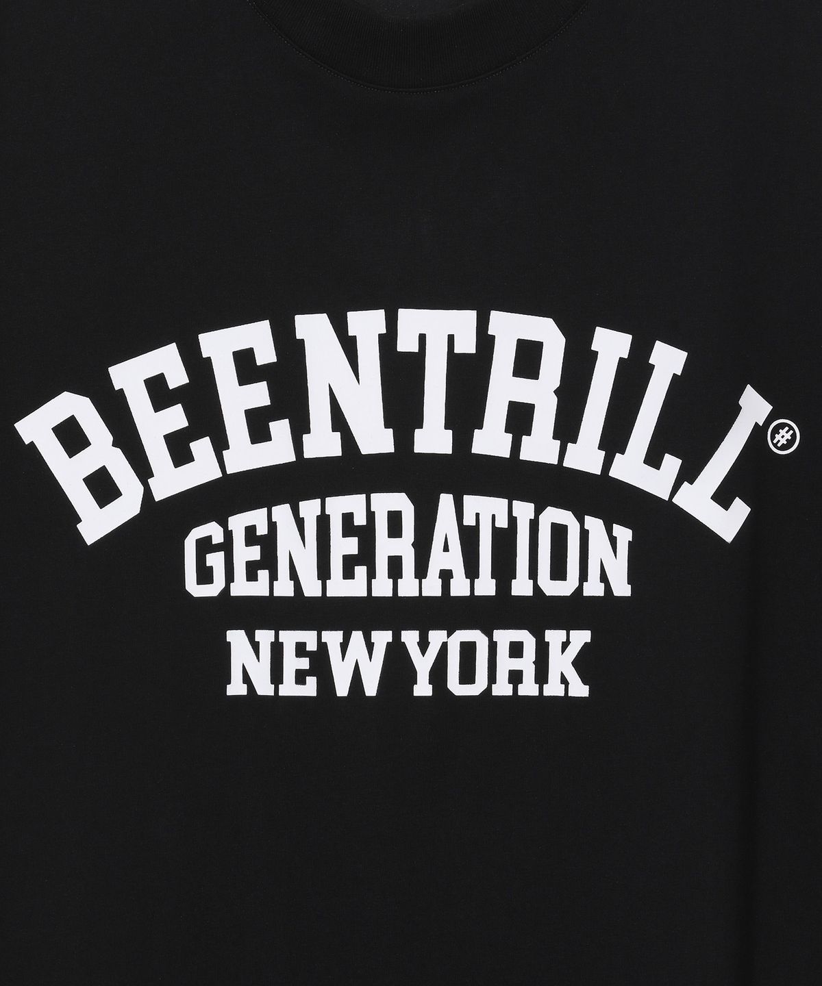 빈트릴(BEENTRILL) BNY 아치로고 티셔츠(블랙)