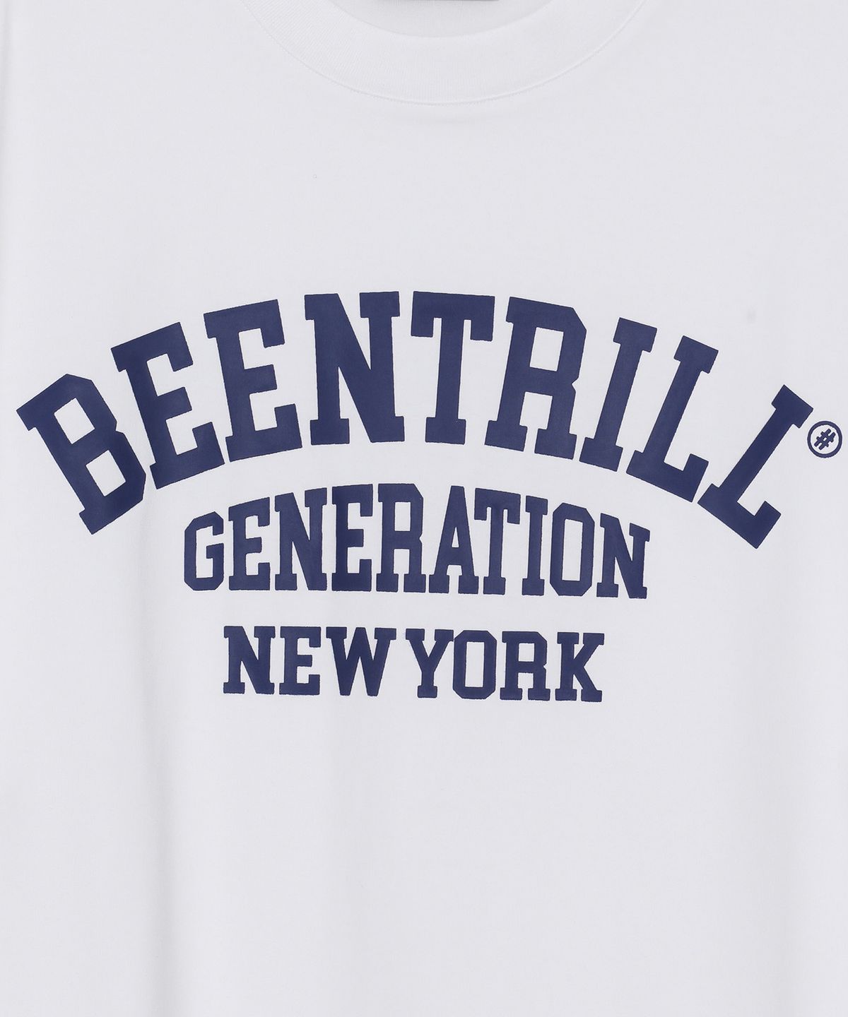 빈트릴(BEENTRILL) BNY 아치로고 티셔츠(화이트)