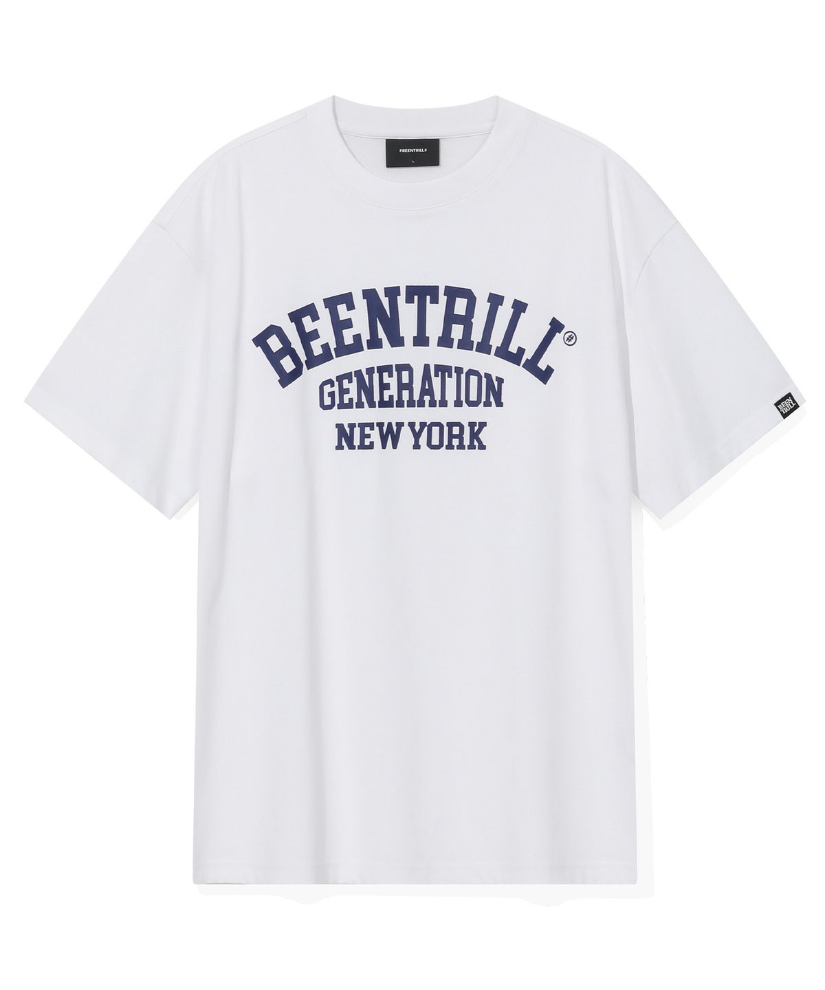 빈트릴(BEENTRILL) BNY 아치로고 티셔츠(화이트)