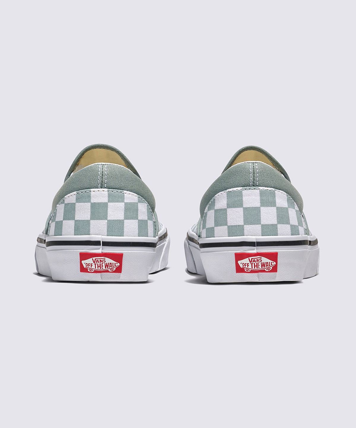 반스(VANS) 클래식 슬립온 - (컬러 띠어리) 체커보드 퓨어 그레이 / VN000D5PEPO1