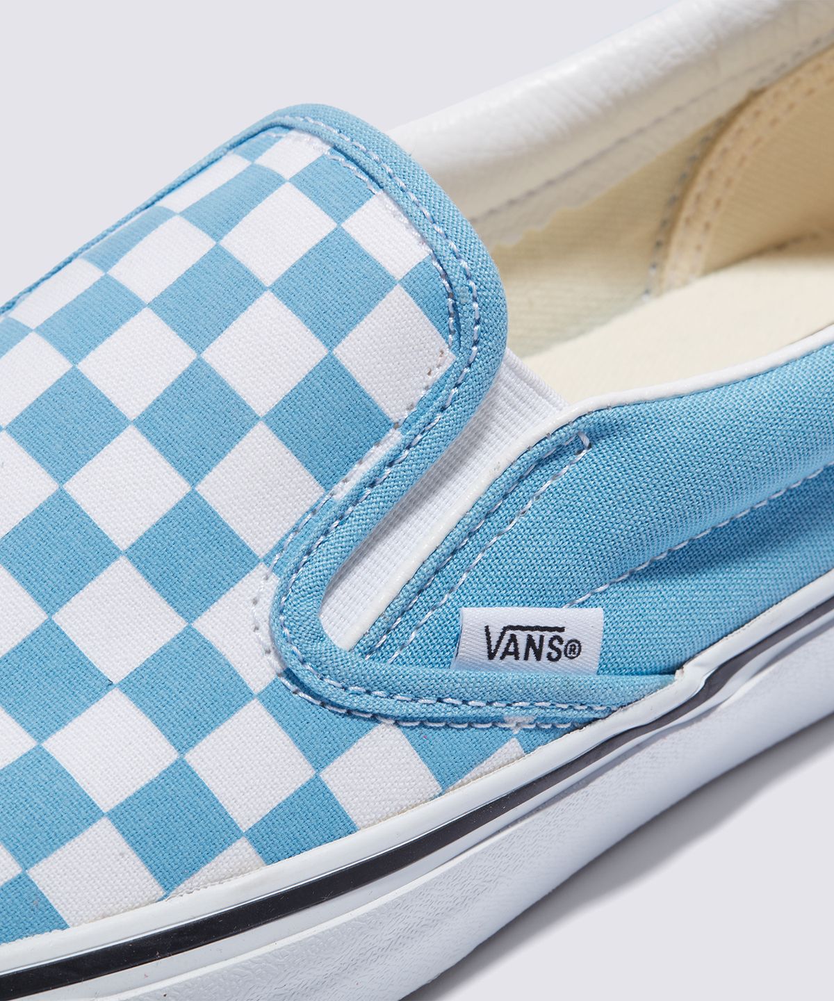 반스(VANS) 클래식 슬립온 - (컬러 띠어리) 체커보드 헤리테이지 블루 / VN000D6BE2W1