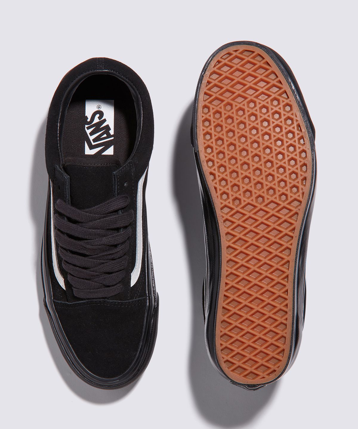 반스(VANS) 프리미엄 올드스쿨 LX - (스웨이드) 블랙:블랙:화이트 / VN000D56B8C1