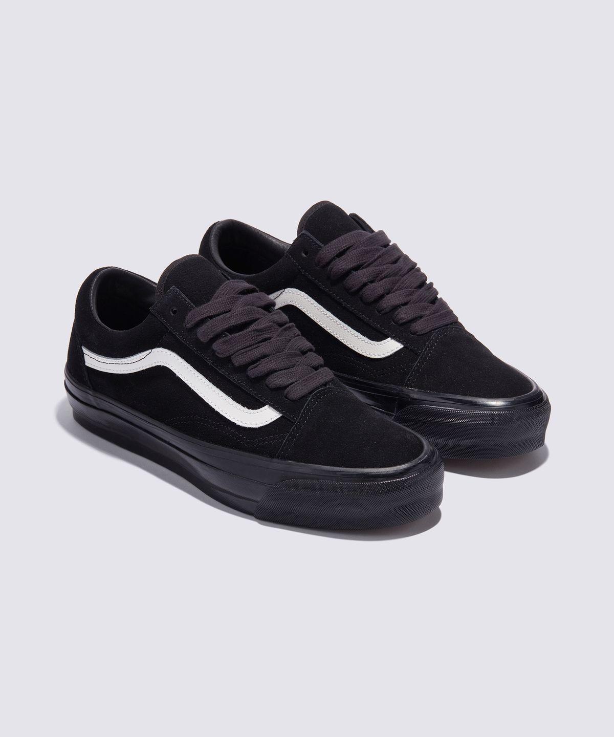 반스(VANS) 프리미엄 올드스쿨 LX - (스웨이드) 블랙:블랙:화이트 / VN000D56B8C1