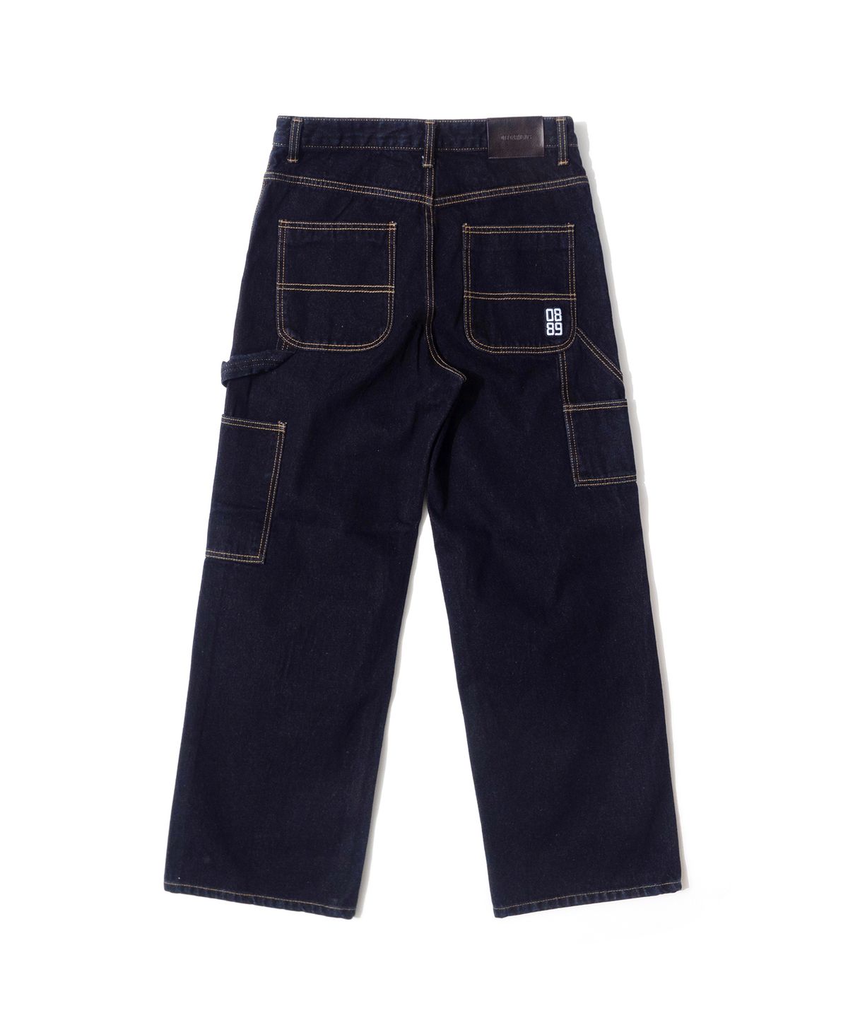 큐티에잇 가먼츠(QT8 GARMENTS) OC Raw Denim Carpenter Pants (Deep Blue)