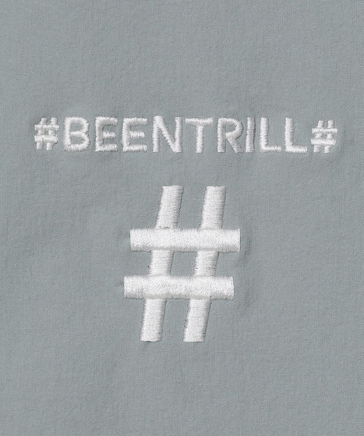 빈트릴 뉴욕(BEENTRILL NEWYORK) 우먼즈 우븐 테크 크롭 셔츠(라이트 카키)