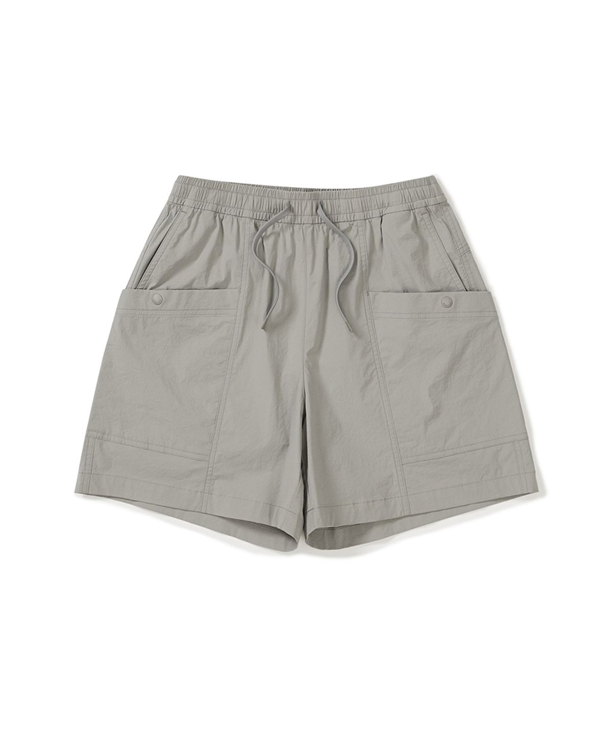 스노우피크 어패럴(SNOWPEAK APPAREL) 냉감 루트 여성 유틸리티 반바지 (S25MWRHP65) Fog Gray