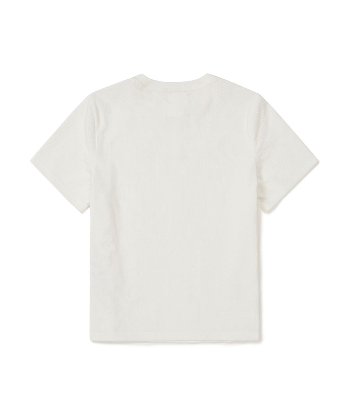 스노우피크 어패럴(SNOWPEAK APPAREL) 골지 여성 레귤러핏 반팔 티셔츠 (S25MWFTS39) Off White
