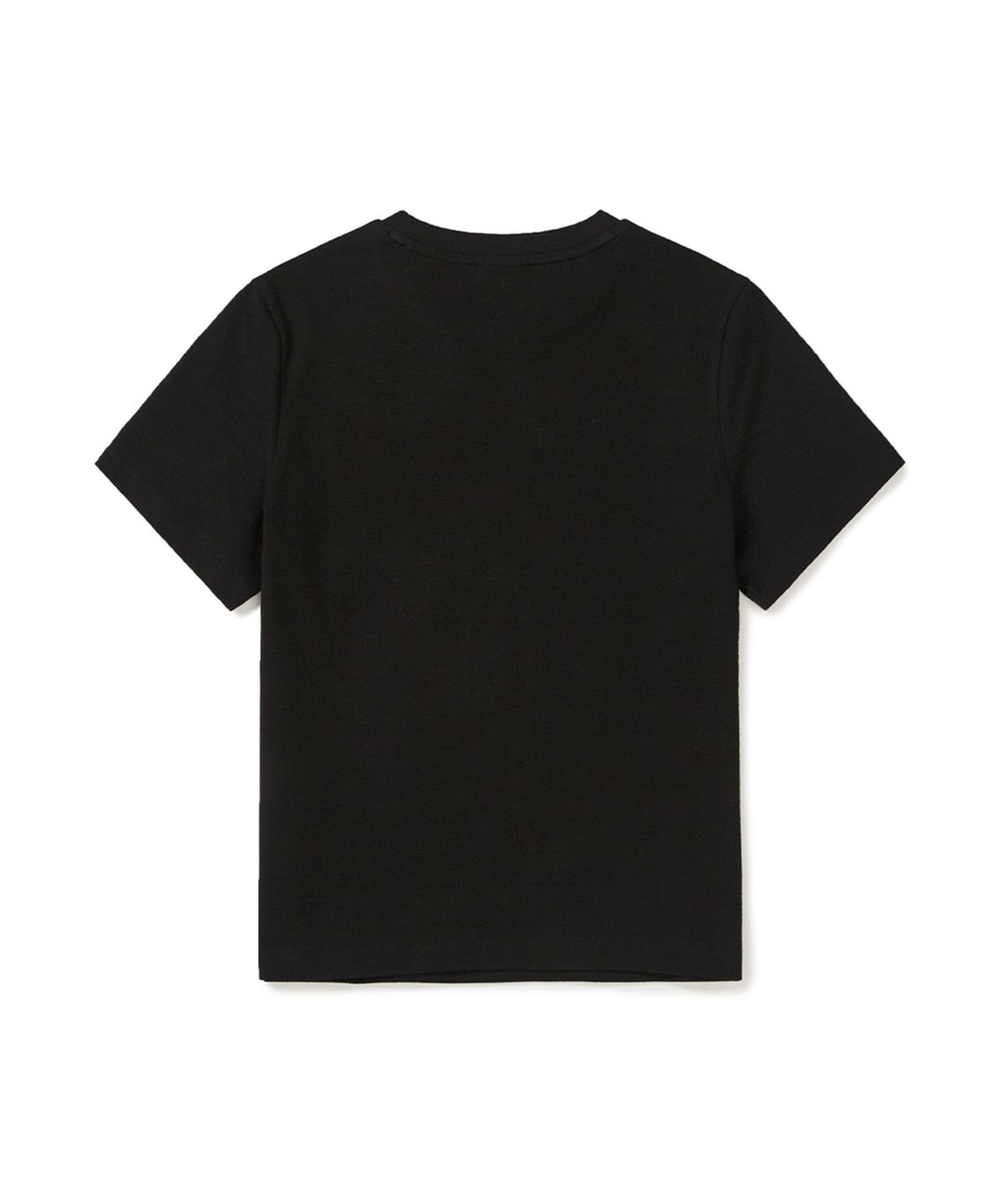 스노우피크 어패럴(SNOWPEAK APPAREL) 골지 여성 레귤러핏 반팔 티셔츠 (S25MWFTS39) Black