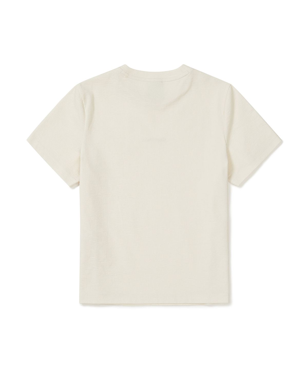 스노우피크 어패럴(SNOWPEAK APPAREL) 골지 여성 레귤러핏 반팔 티셔츠 (S25MWFTS39) Butter Ivory