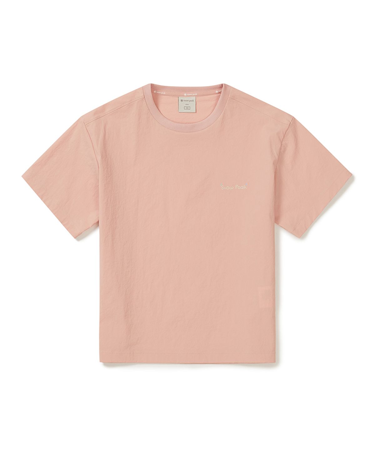스노우피크 어패럴 키즈(SNOWPEAK APPAREL KIDS) 키즈 냉감 루트 반팔 티셔츠 (S25MKRTS90) Light Pink