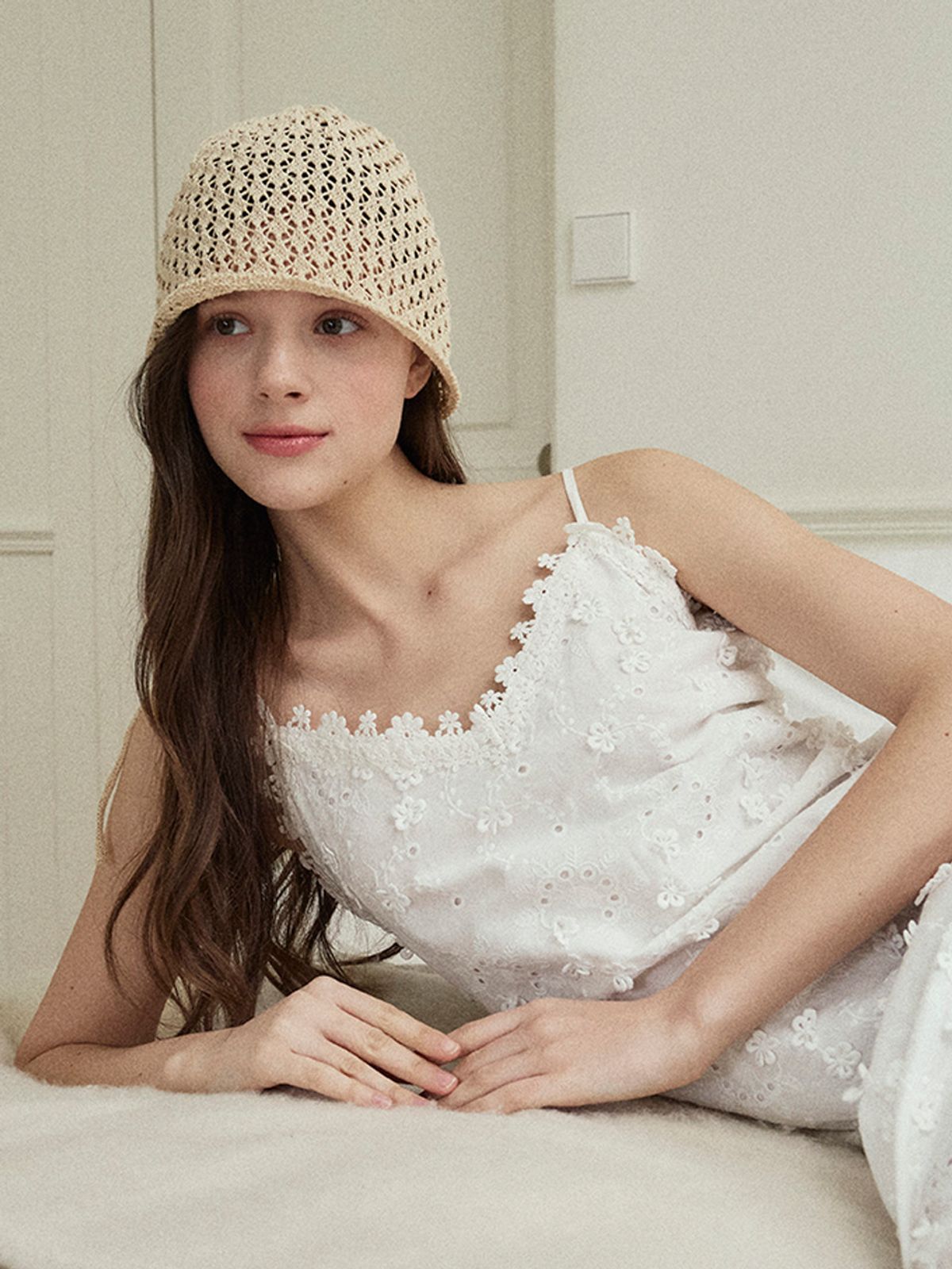 메르헨(MERCHEN) Crochet beanie bonnet hat_3color
