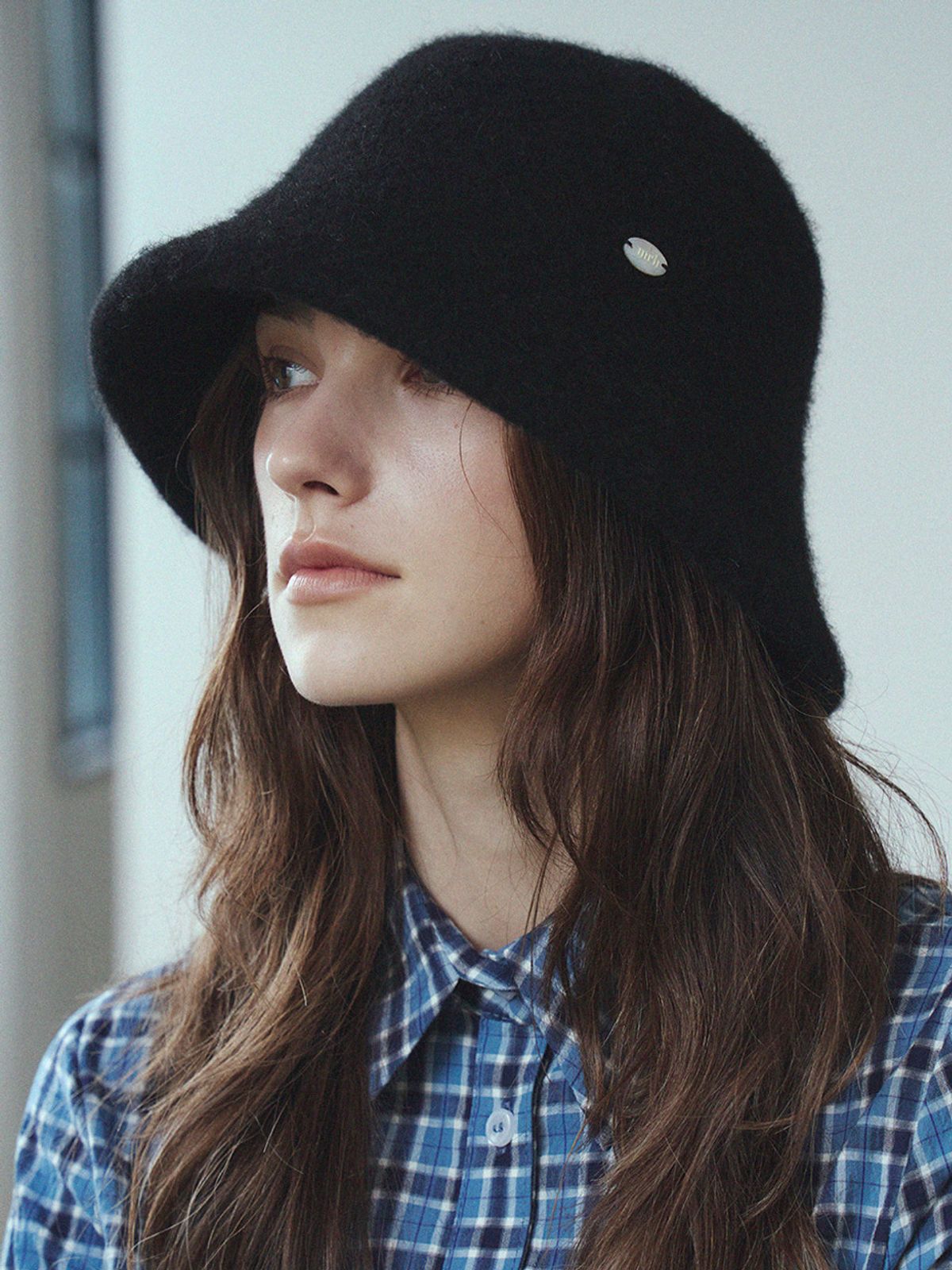 메르헨(MERCHEN) Pearl beanie bonnet hat_2color