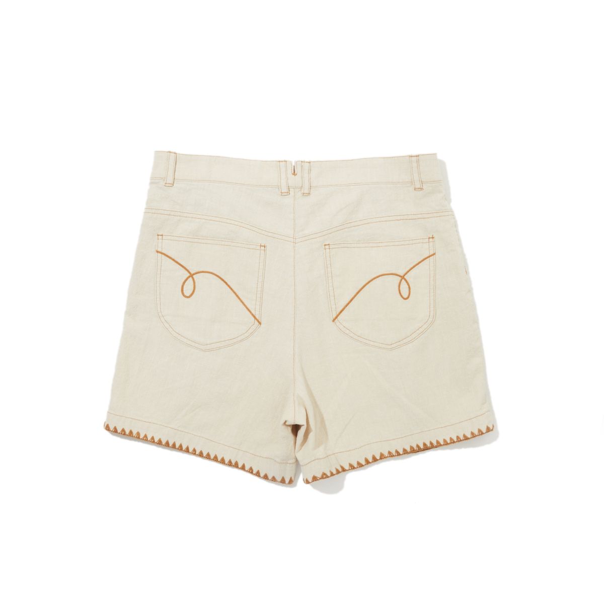 펜필드(PENFIELD) [TRAILWEAR] 린넨 웨스턴 쇼츠 아이보리_FR2WP85U