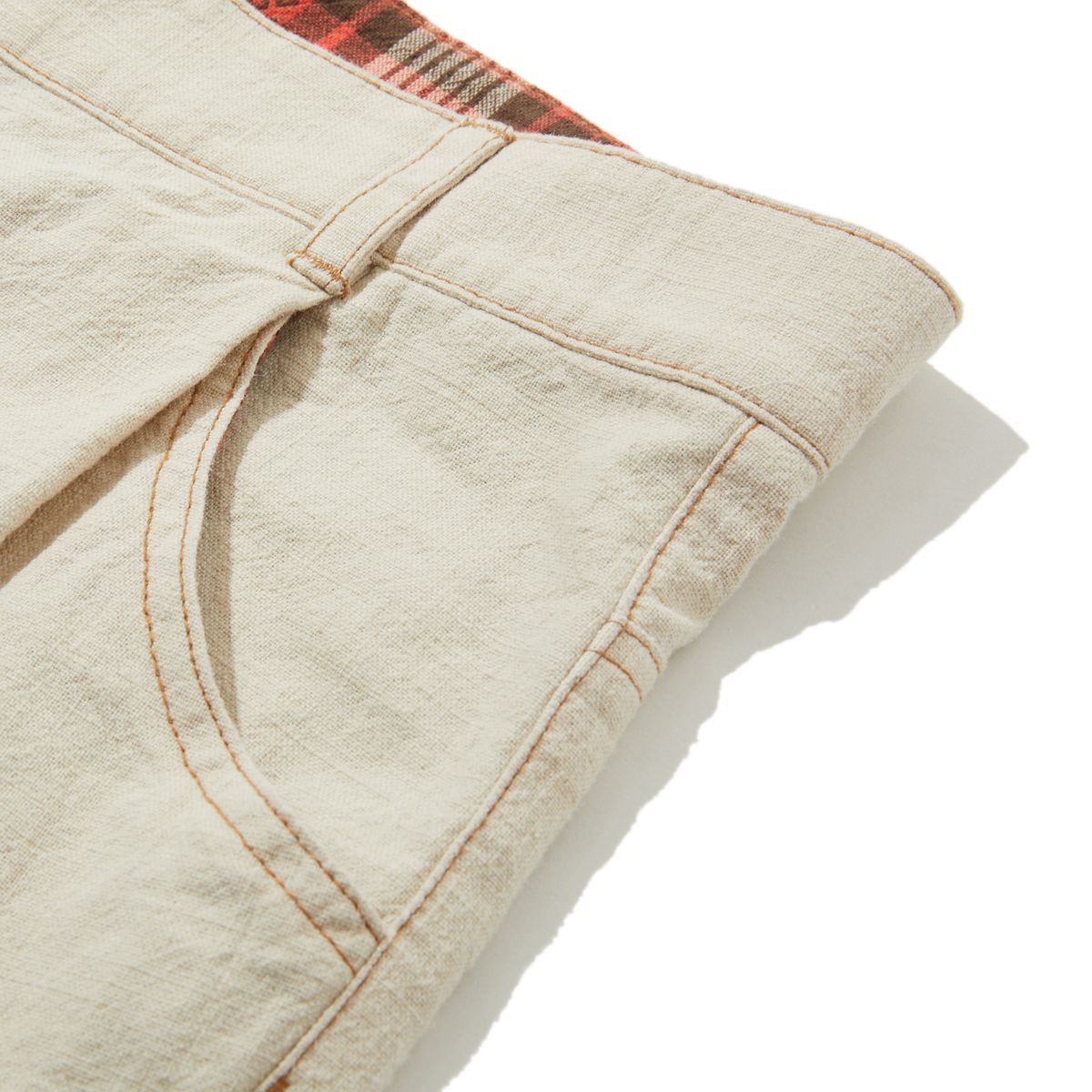 펜필드(PENFIELD) [TRAILWEAR] 린넨 웨스턴 쇼츠 아이보리_FR2WP85U