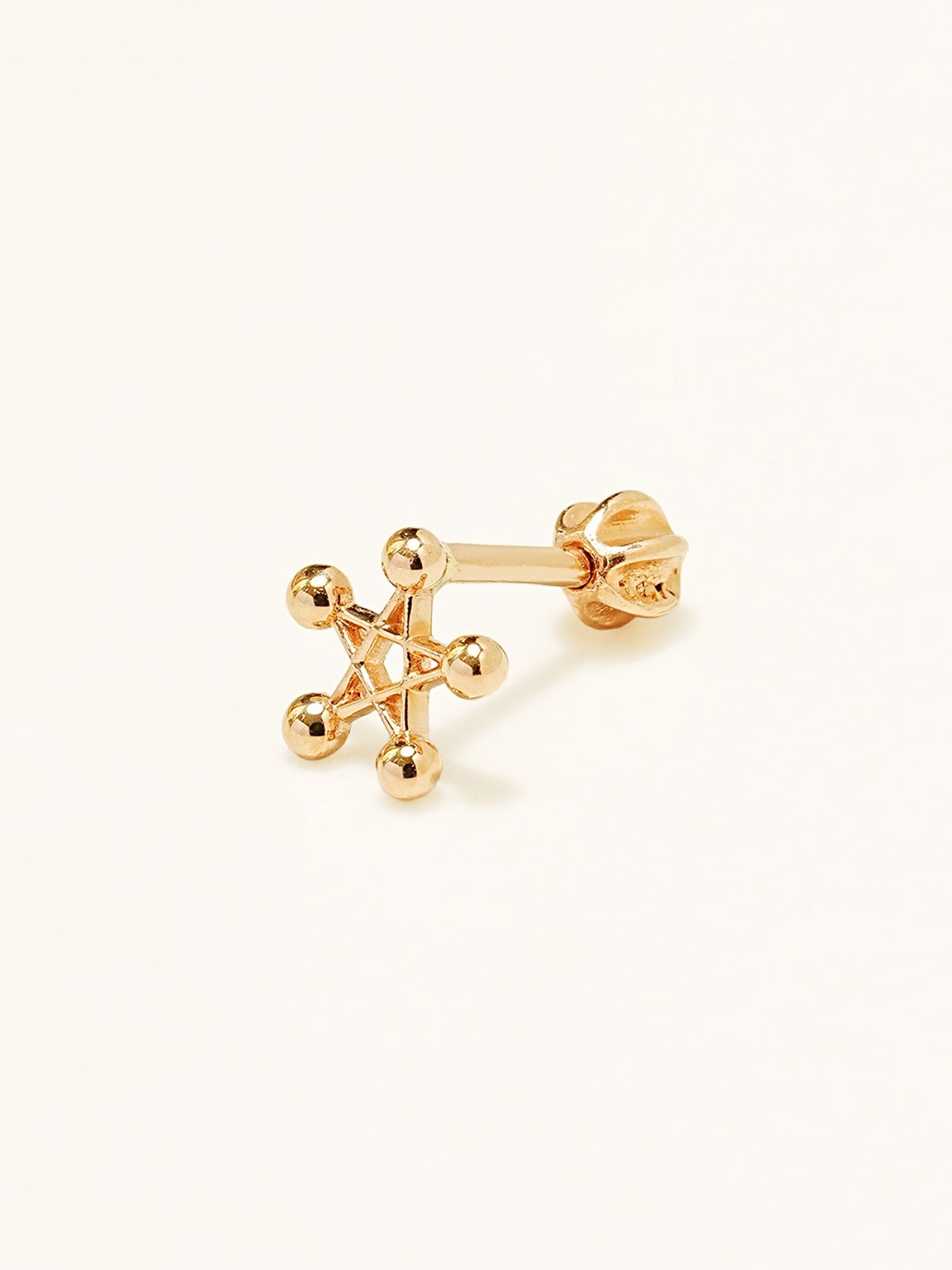 미니멀피어싱(MINIMALPIERCING) 14K 펜타그램 별 피어싱