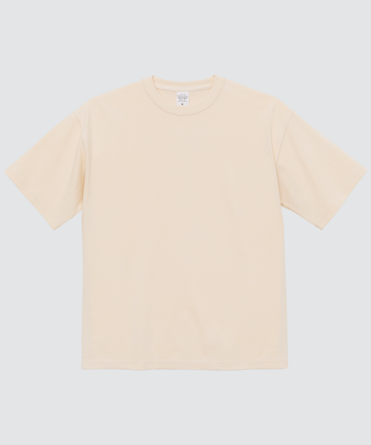 유나이티드 애슬(UNITED ATHLE) 9.1oz 헤비 듀티 반팔 티셔츠_빈티지 내추럴