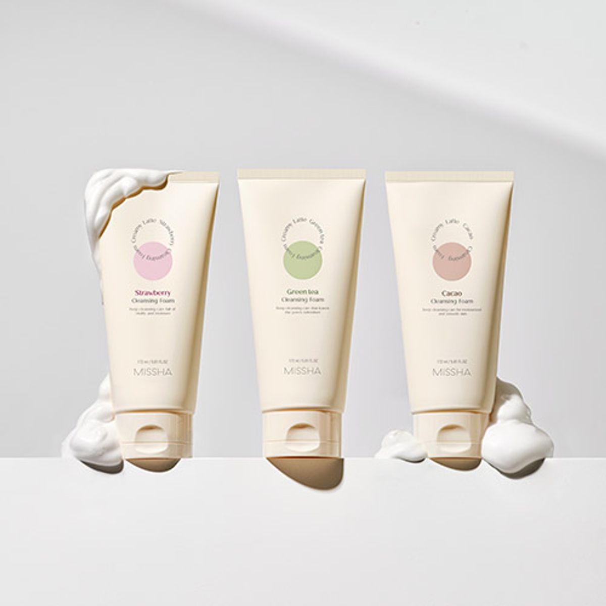 미샤(MISSHA) 크리미 라떼 클렌징 폼 (카카오) 172ml