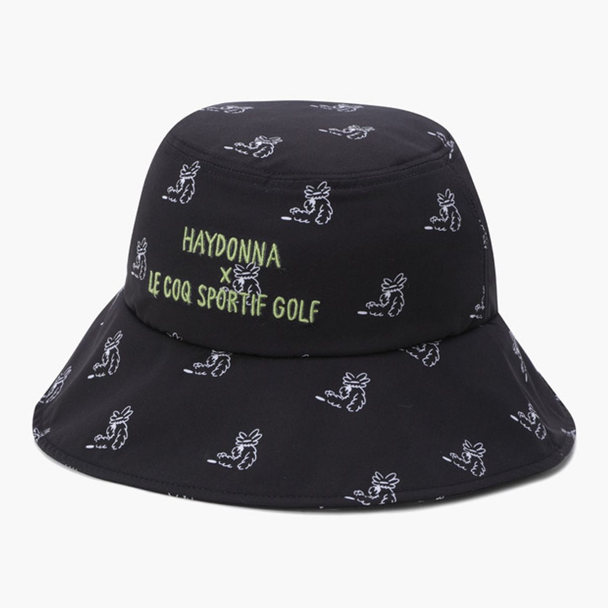 르꼬끄 골프(LECOQ GOLF) 여성 프린팅 햇 (GQ222LCP63)