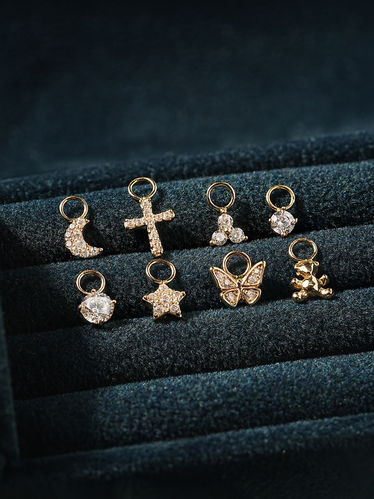 미니멀피어싱(MINIMALPIERCING) 14K 큐빅 진주 하트 원터치 링 귀걸이 참