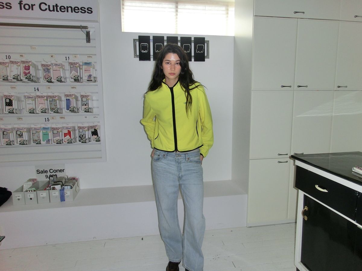 어텐즈(ATTENDS) Every day cozy fleece jacket (Lemon)