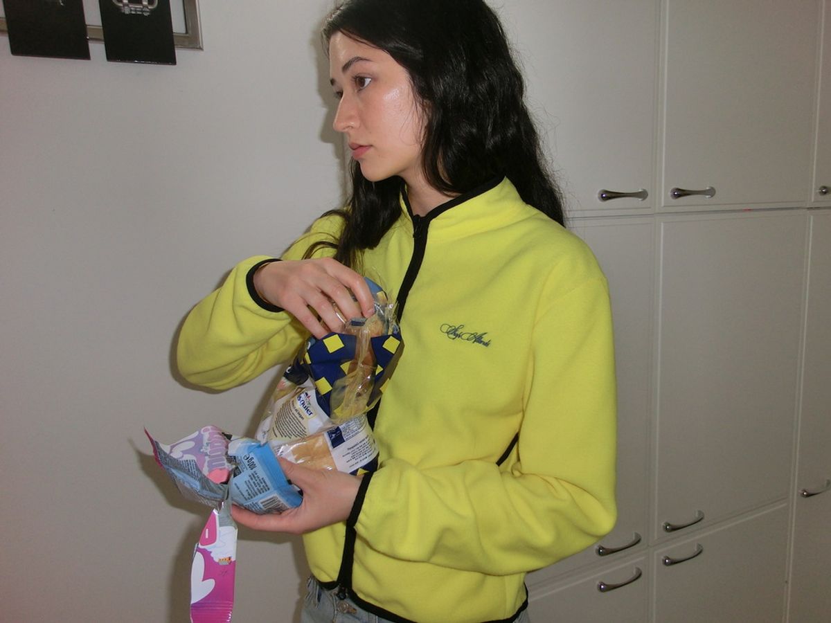 어텐즈(ATTENDS) Every day cozy fleece jacket (Lemon)