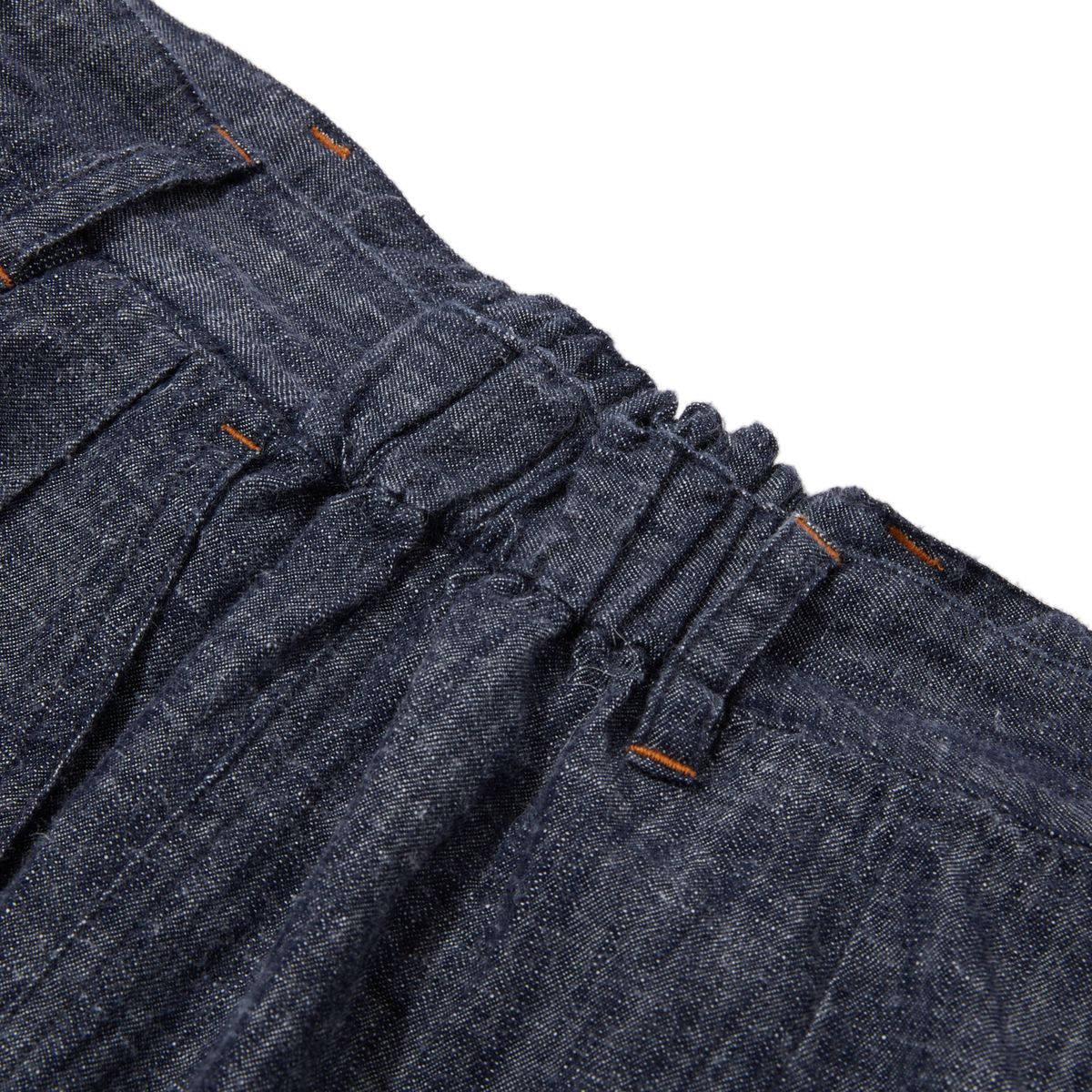펜필드(PENFIELD) 워시드 슬럽 데님 하프 팬츠_FR2WP30U