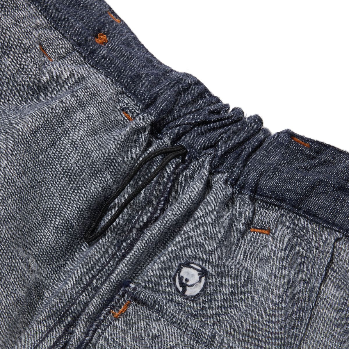 펜필드(PENFIELD) 워시드 슬럽 데님 하프 팬츠_FR2WP30U