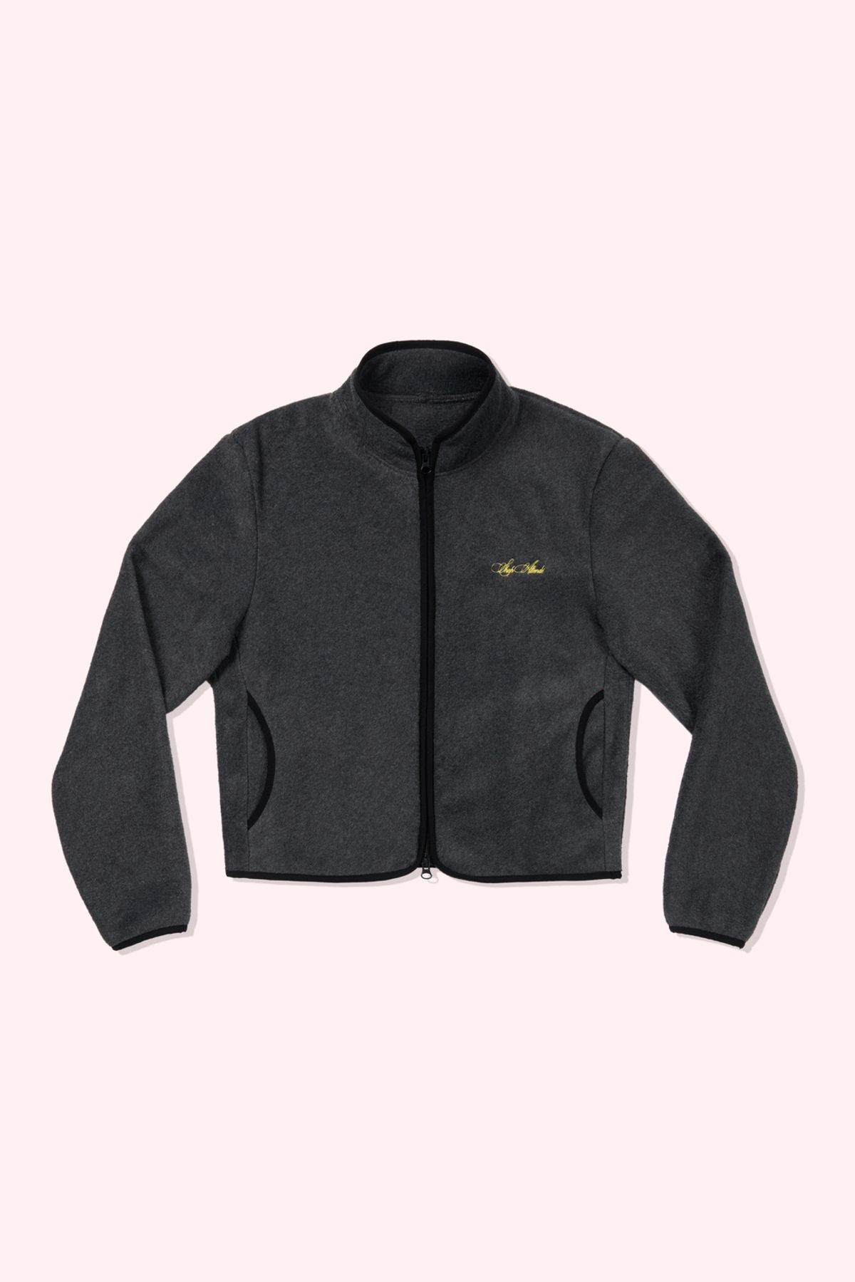 어텐즈(ATTENDS) Every day cozy fleece jacket (Slate gray)