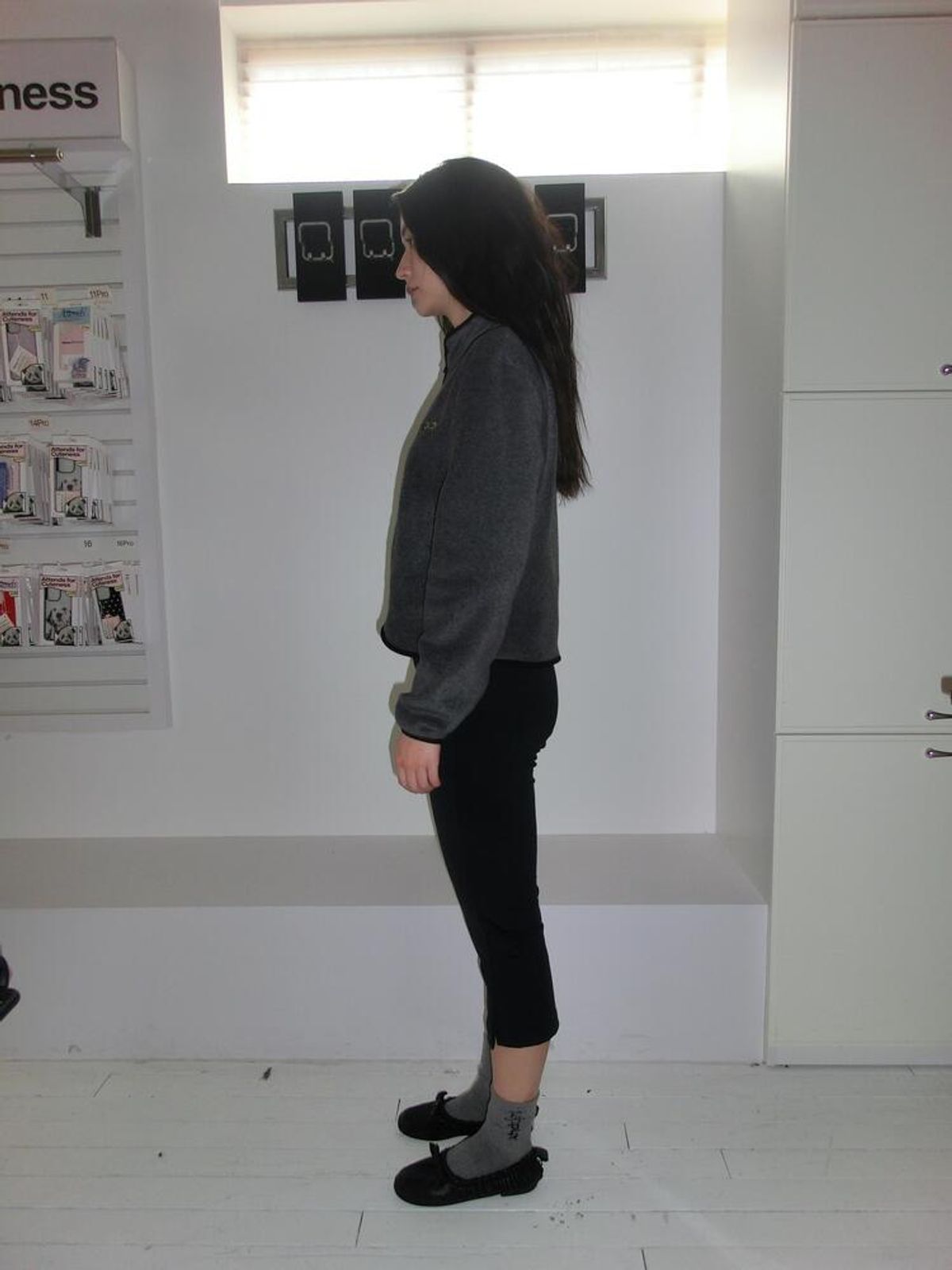 어텐즈(ATTENDS) Every day cozy fleece jacket (Slate gray)