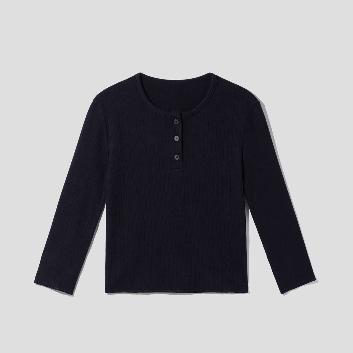 어텐즈(ATTENDS) Archie Punching Sleeve Top (Black)