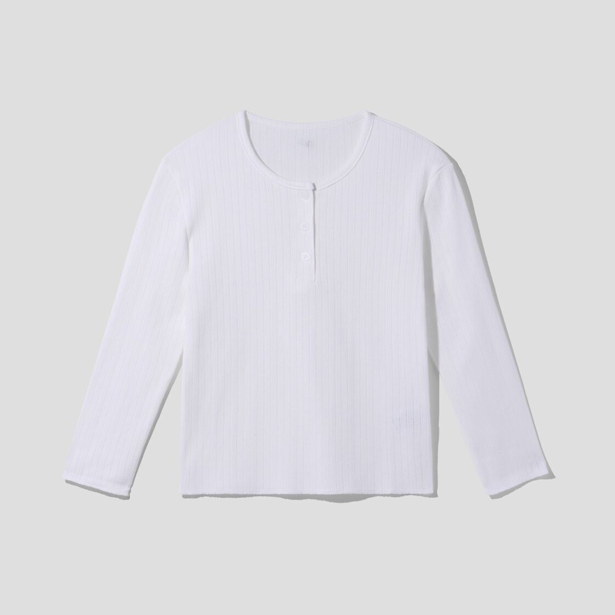어텐즈(ATTENDS) Archie Punching Sleeve Top (White)