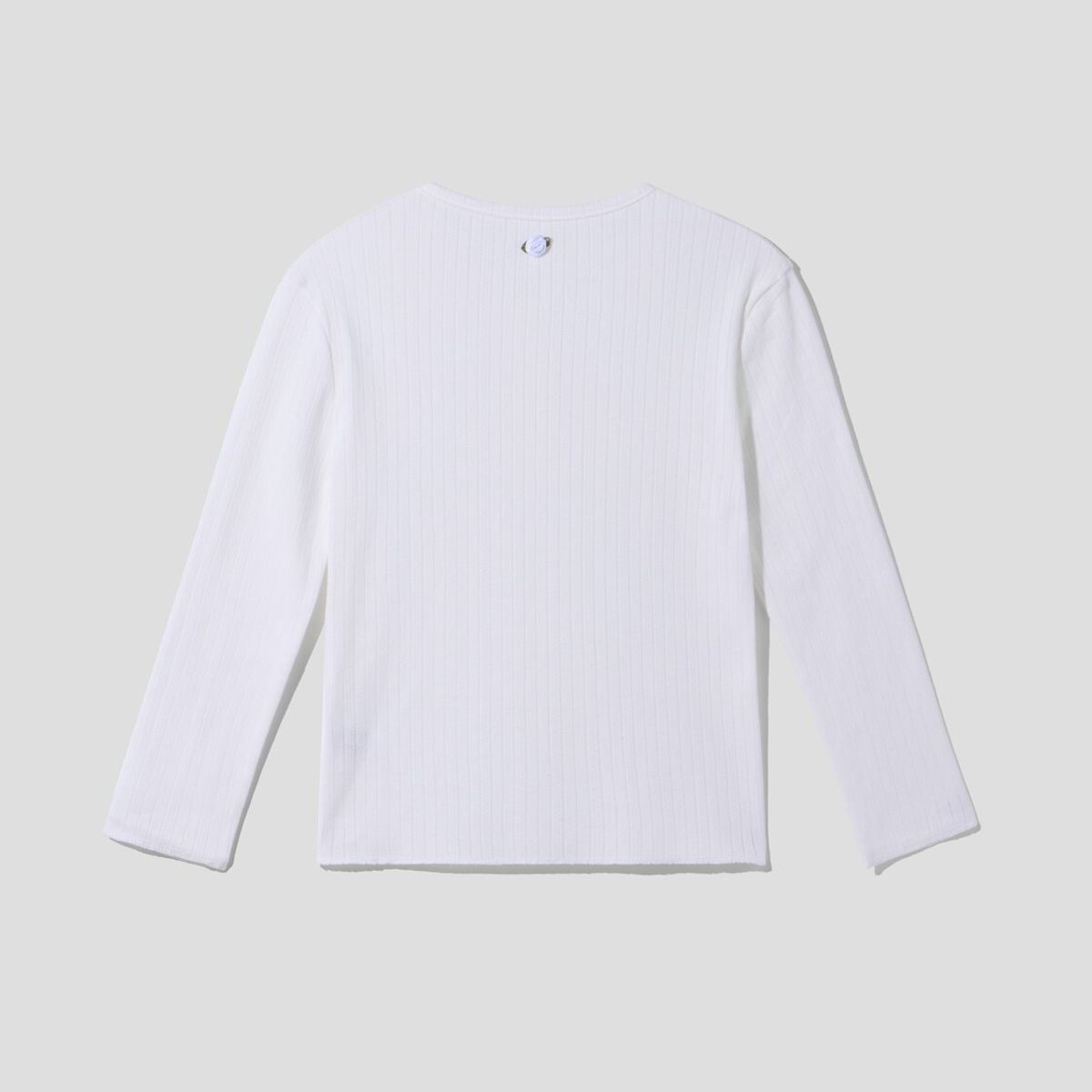 어텐즈(ATTENDS) Archie Punching Sleeve Top (White)
