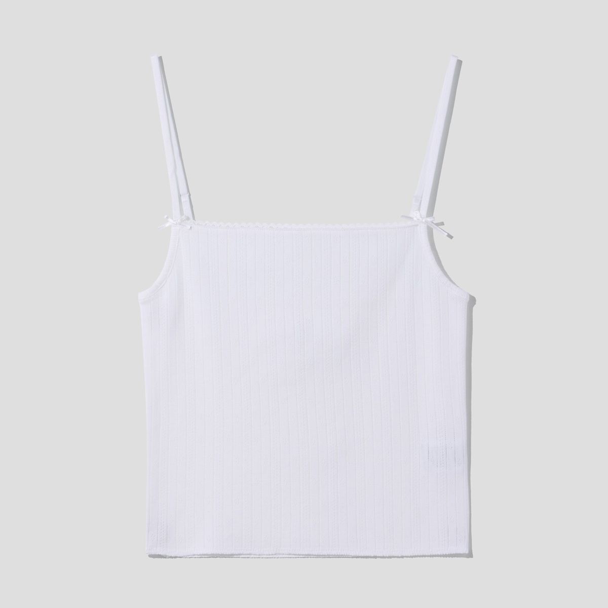 어텐즈(ATTENDS) Archie Punching Tank Top (White)