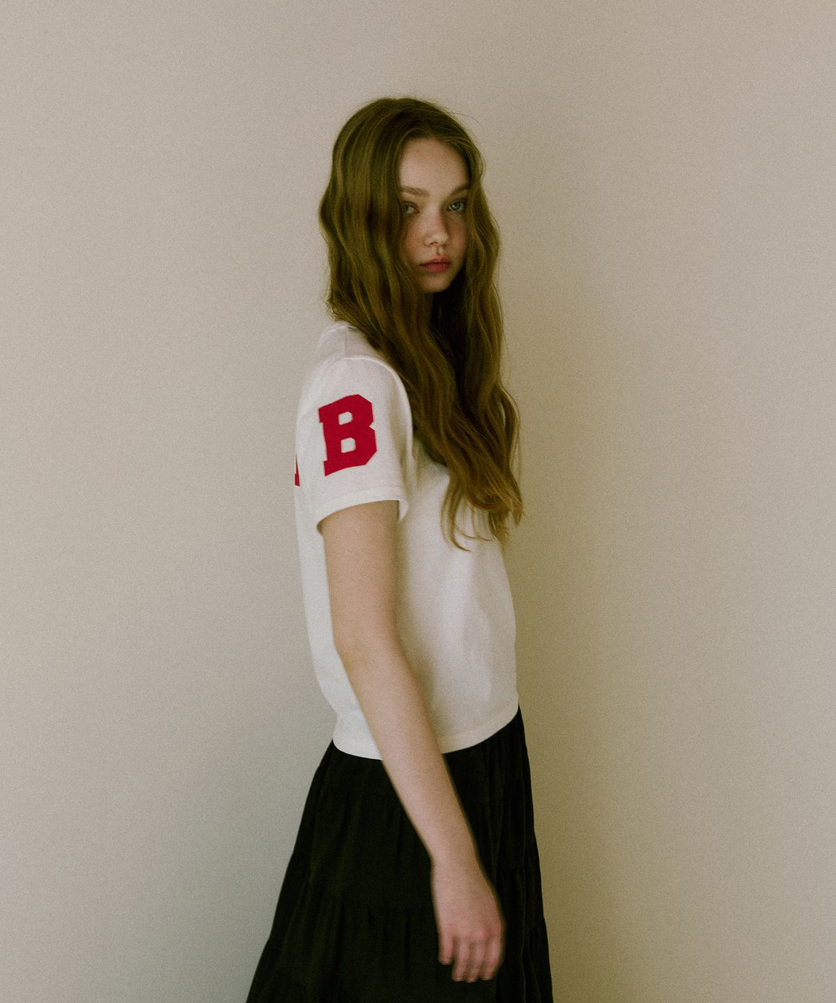 그린버터(GREENBUTTER) GB Logo Tee (Ivory)