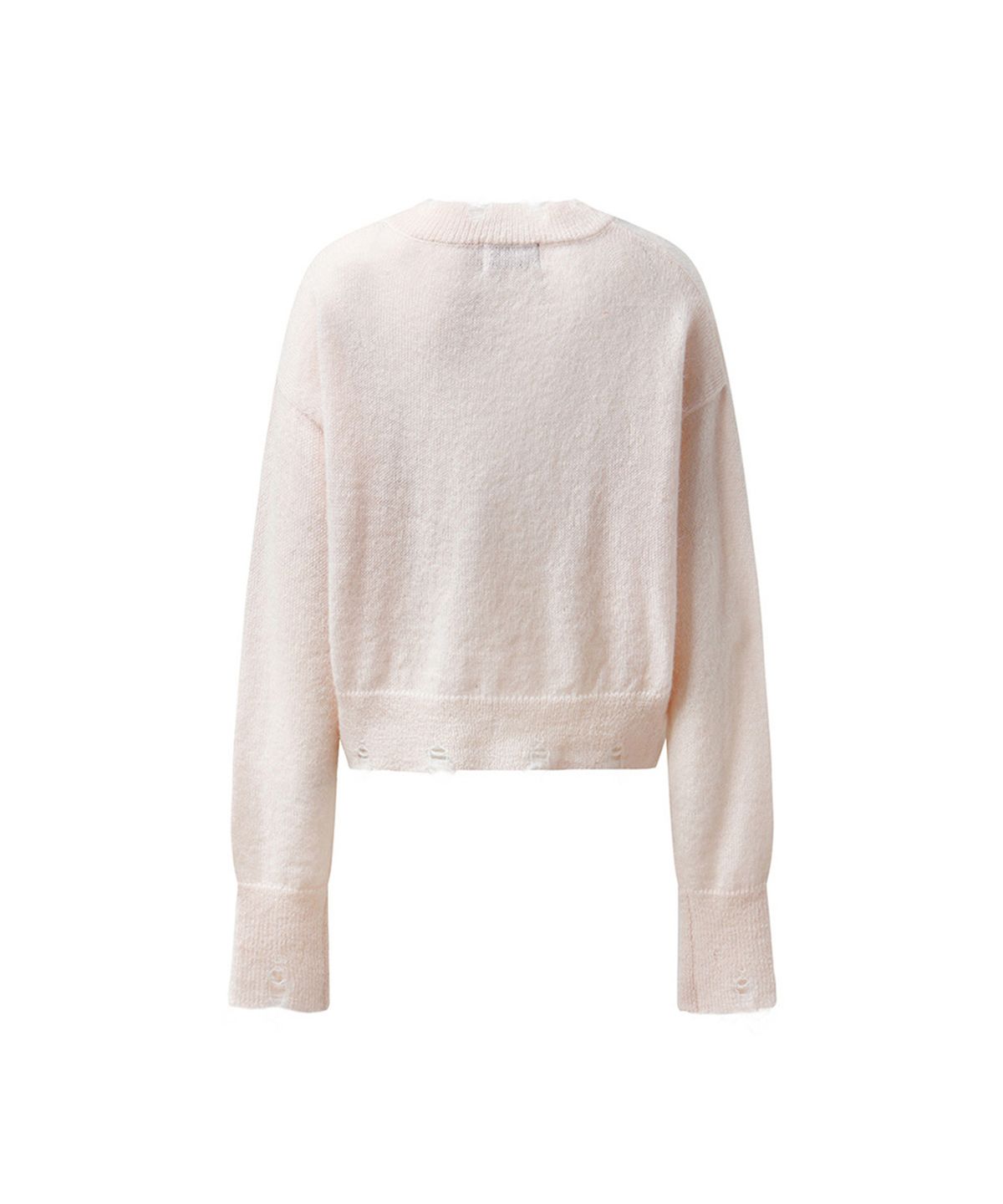 에르에르(ERER) Grinder Cropped cardigan Lilac