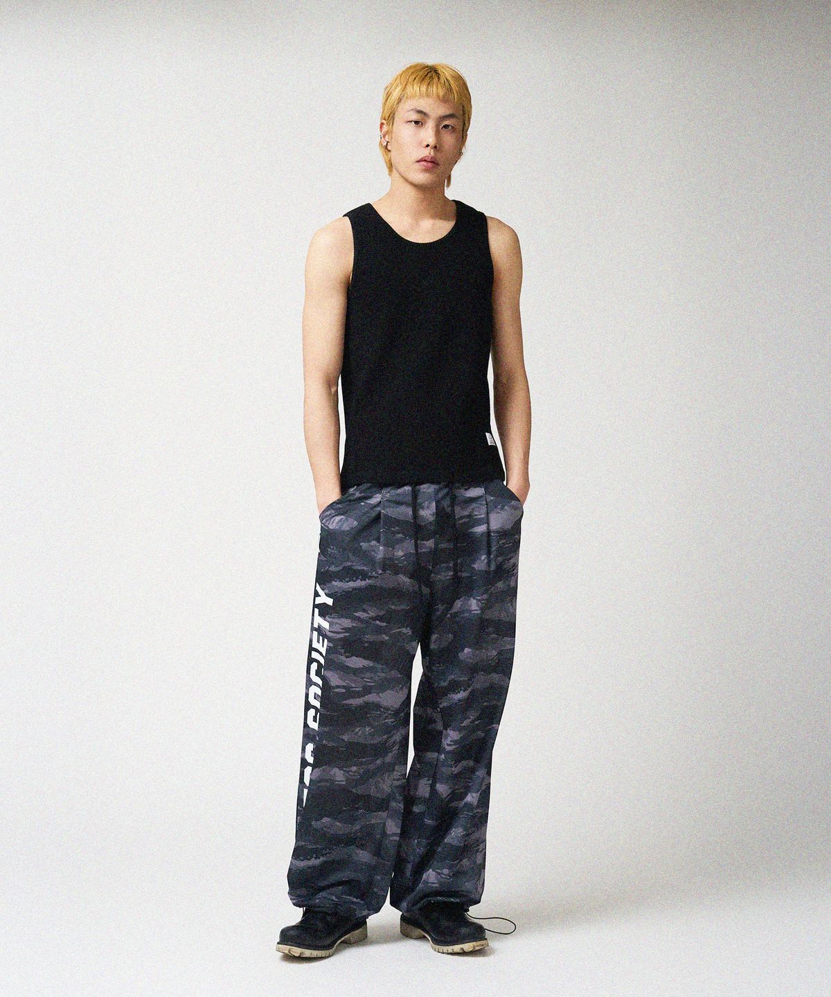 스티그마(STIGMA) Muscle Fit STGM Logo Sleeveless Black