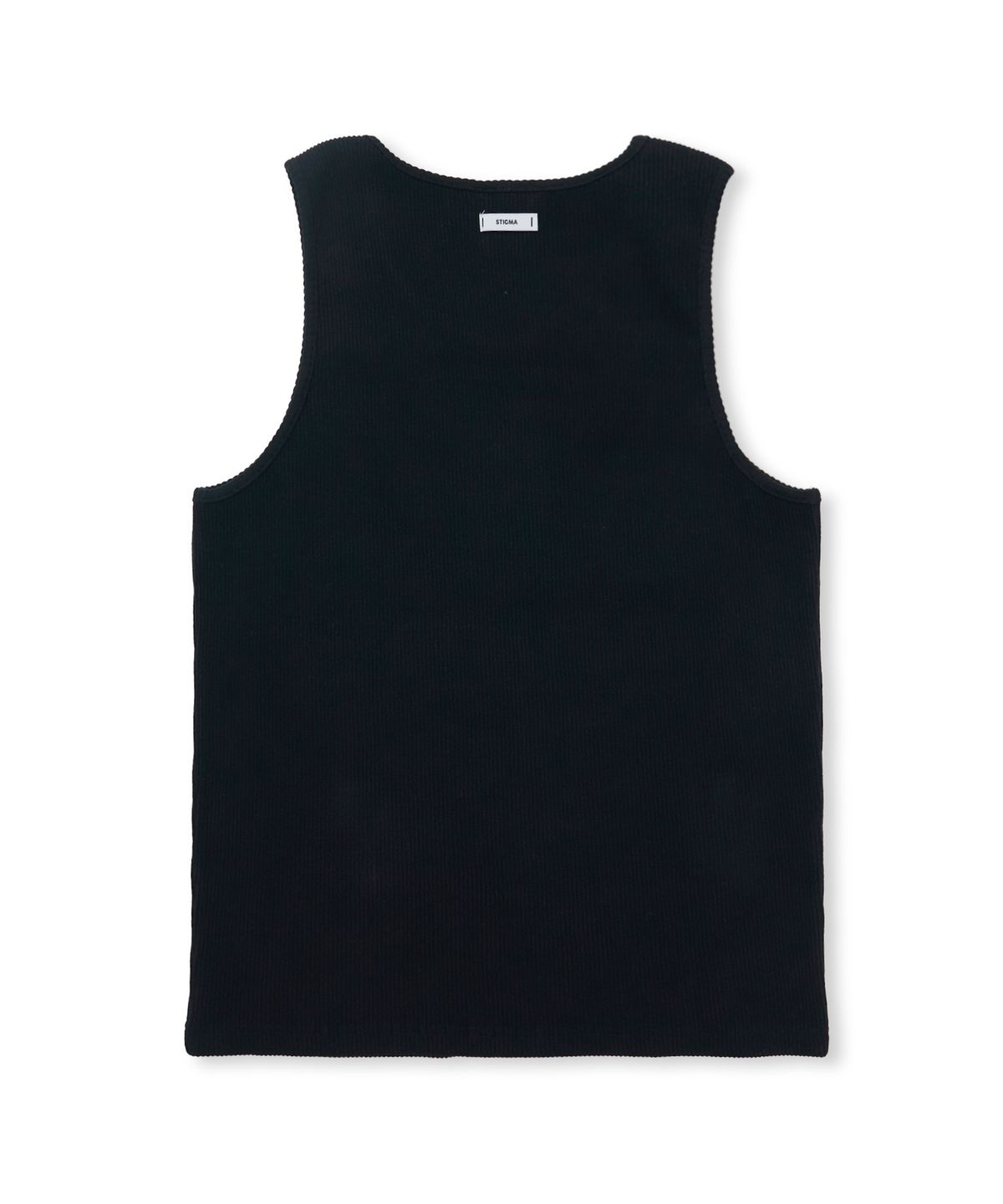 스티그마(STIGMA) Muscle Fit STGM Logo Sleeveless Black