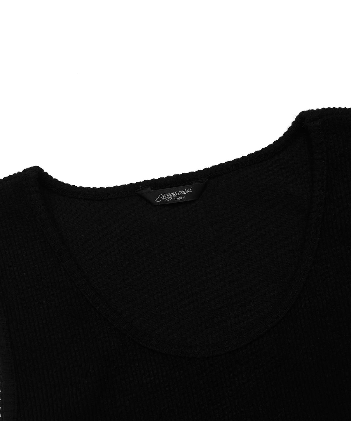 스티그마(STIGMA) Muscle Fit STGM Logo Sleeveless Black