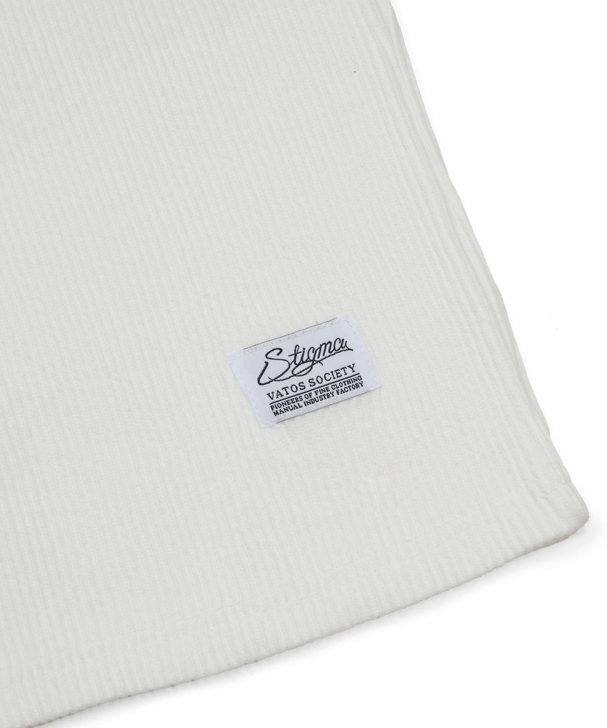 스티그마(STIGMA) Muscle Fit STGM Logo Sleeveless White