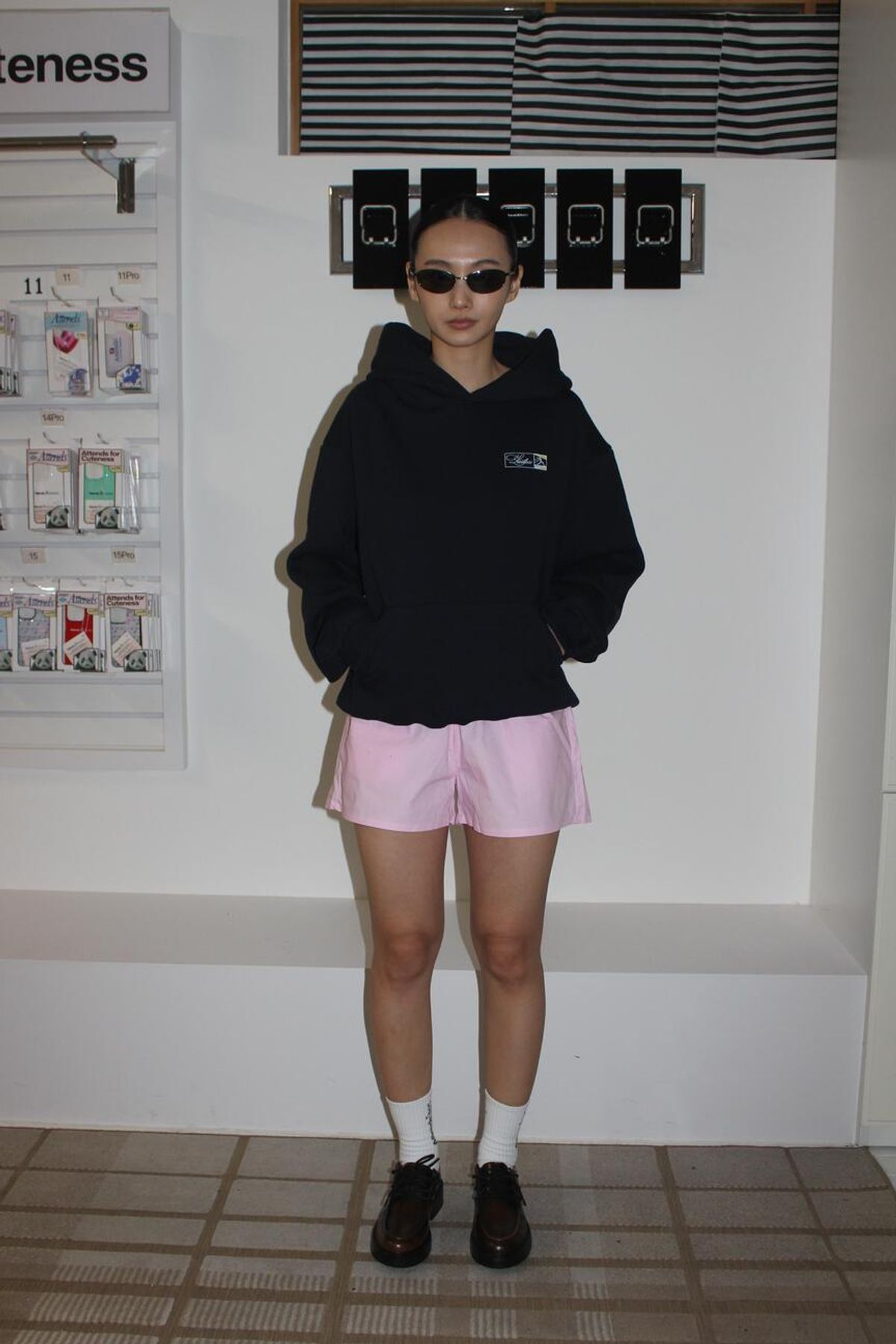 어텐즈(ATTENDS) Limitless attends hood (Deep navy)