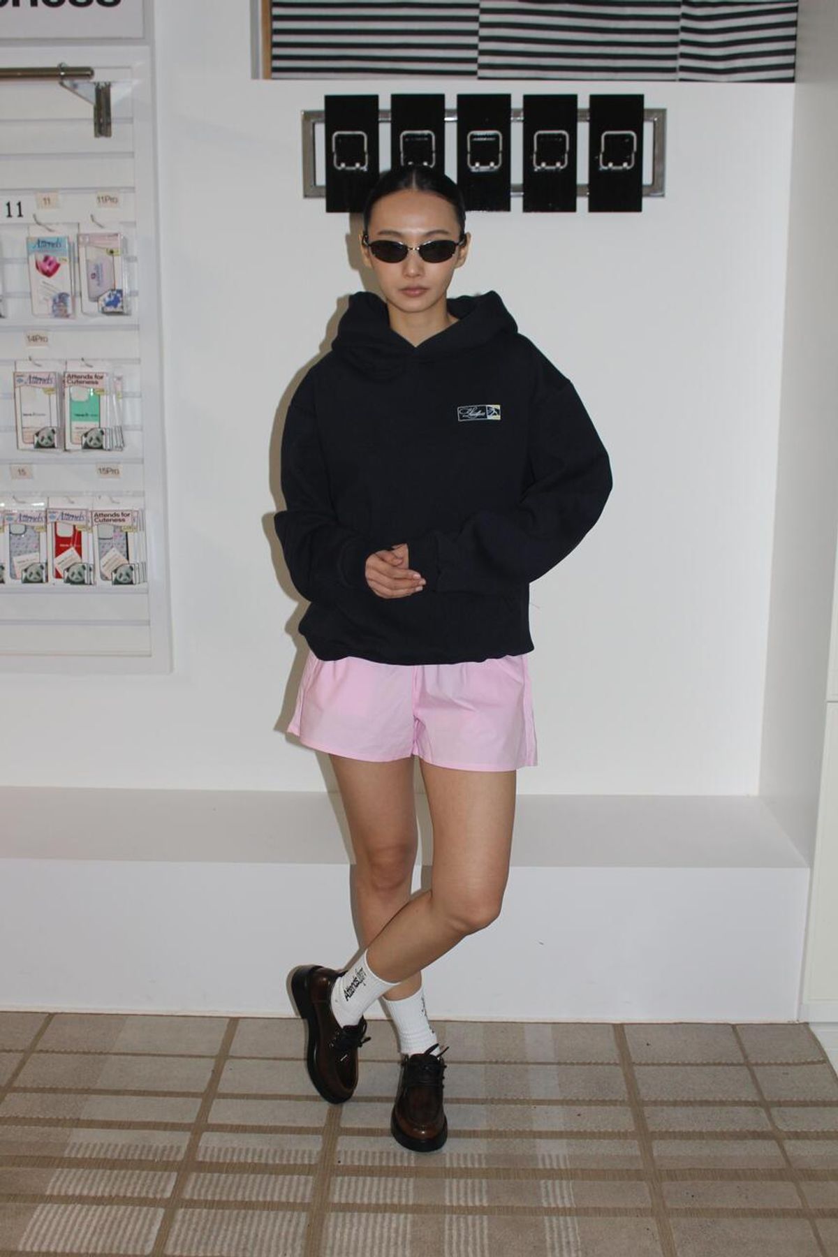 어텐즈(ATTENDS) Limitless attends hood (Deep navy)